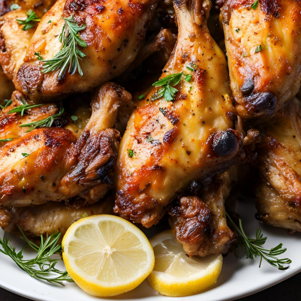 Lemon and Herb Honey Roasted Chicken
– Natures Gold