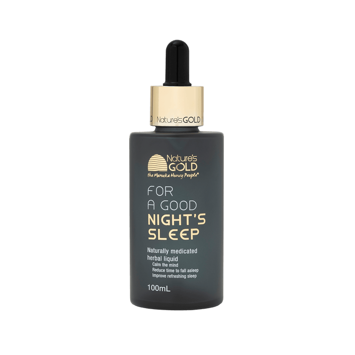 For A Good Night's Sleep medicated herbal liquid 100m bottle - front