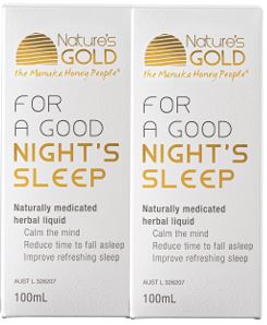 Two of Nature's Gold For A Good Night's Sleep 100ml