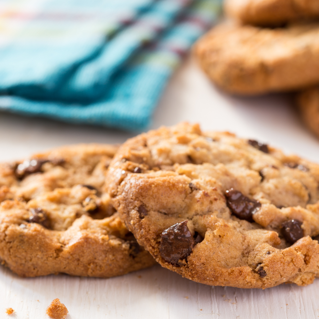 Manuka Honey, Peanut Butter and Choc Chip Cookies