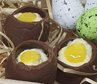 Manuka Cream & Mango Easter Eggs