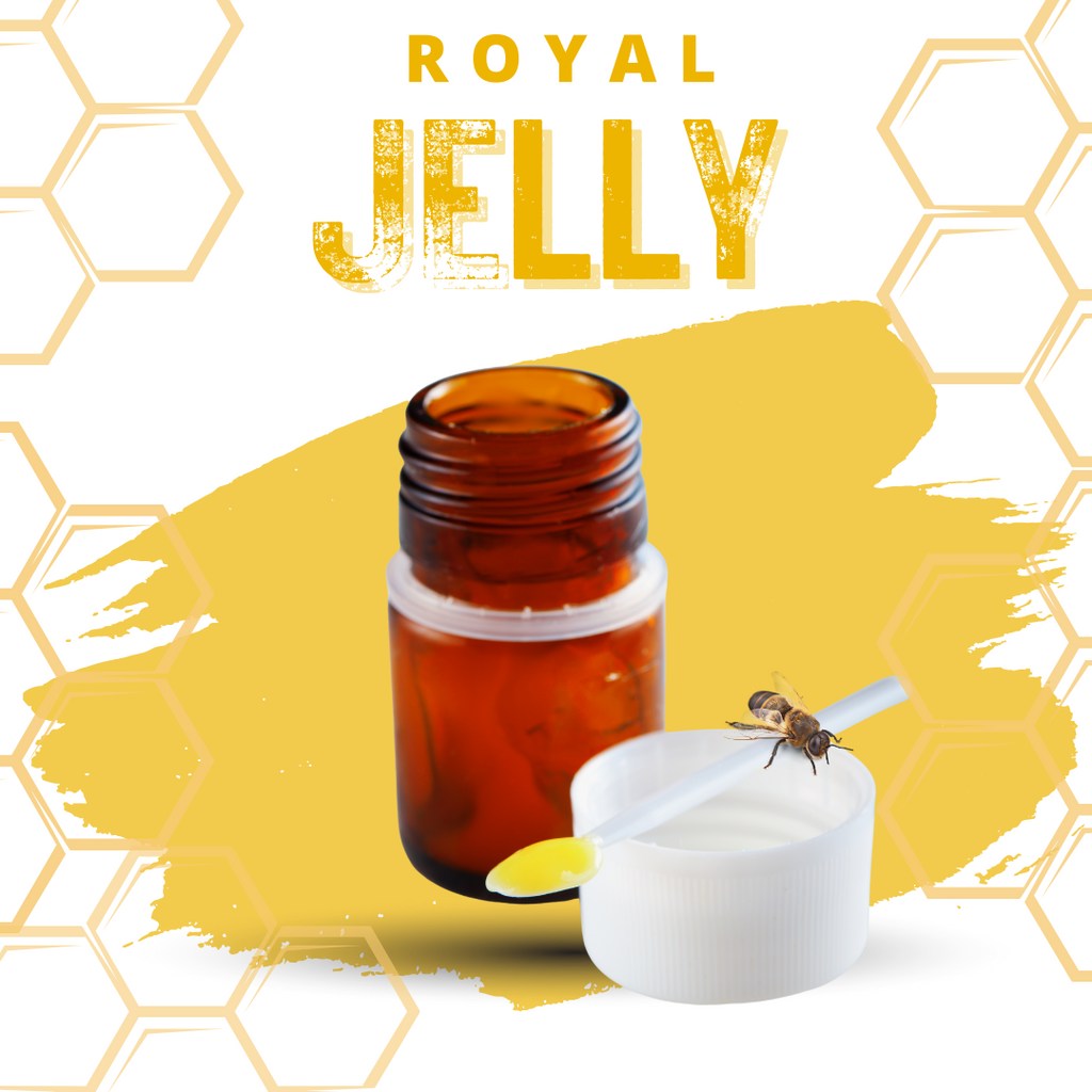 What are the benefits of royal jelly and how to use it with manuka hon