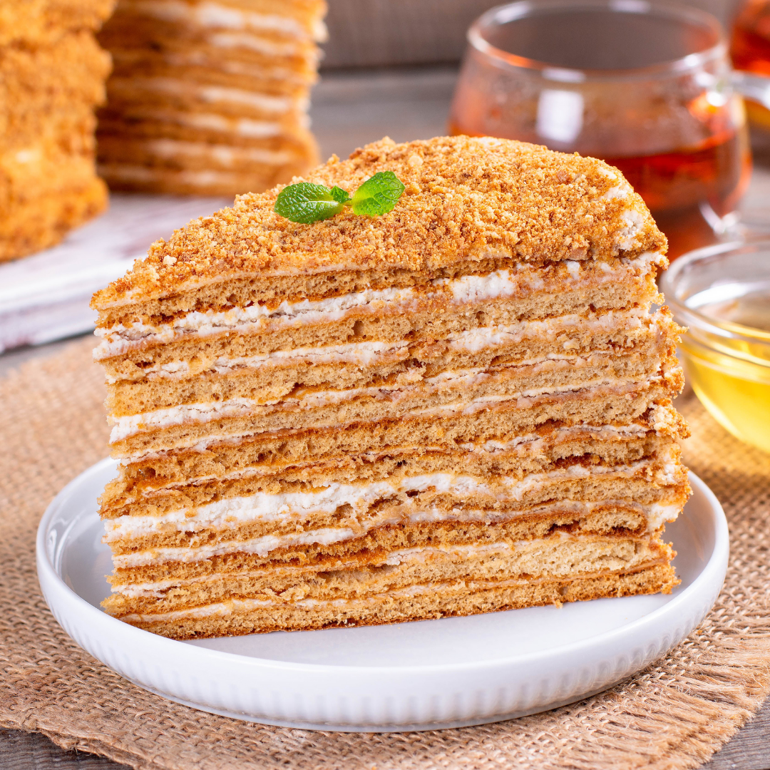 Russian Style Manuka Honey Cake