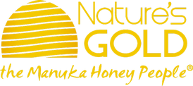 Nature’s Gold, the Manuka honey people logo 