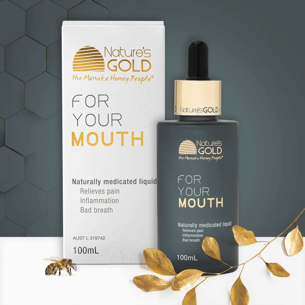 For Your Mouth - Manuka honey for oral care 100ml dropper bottle