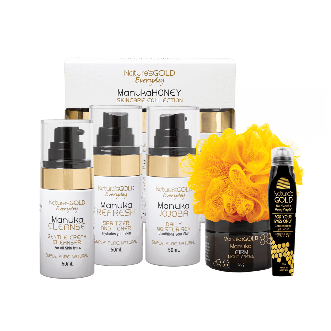 Manuka honey skincare collection gift pack from Nature's Gold