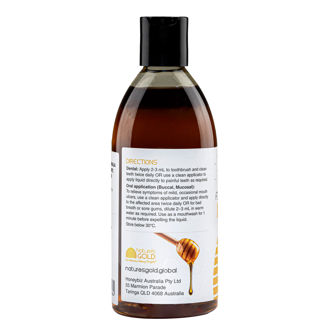 마누카 꿀과 함께 입을 위해