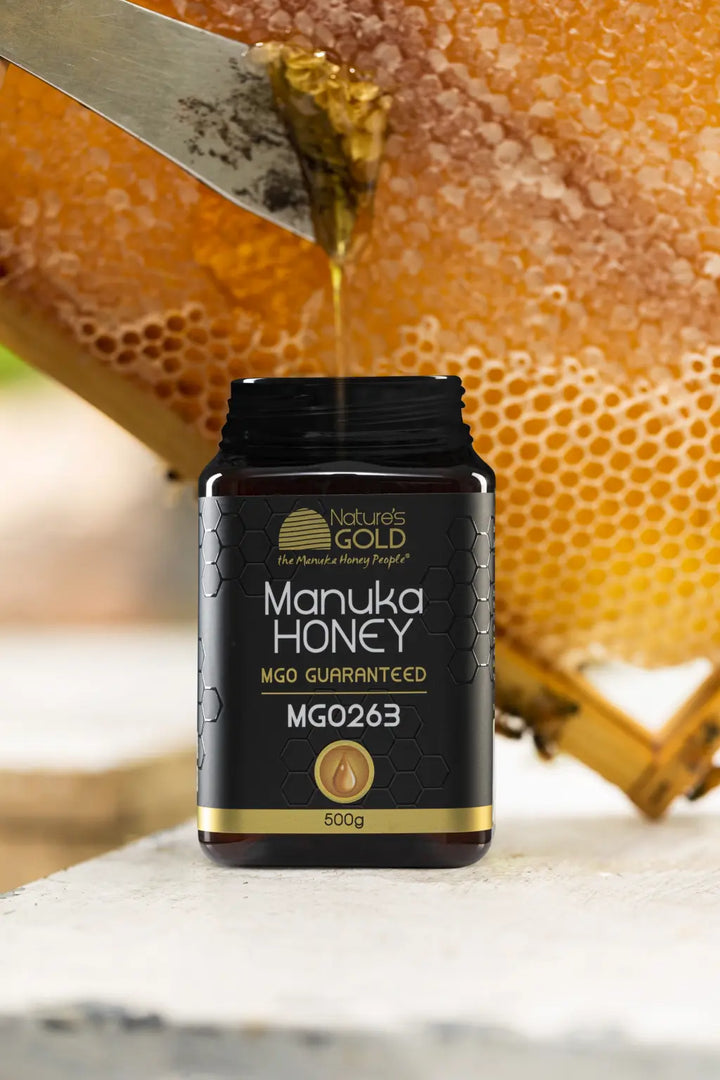 Raw Australian Manuka Honey MGO263 500g - Nature's Gold