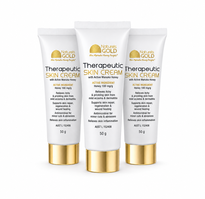 TGA listed Therapeutic Skin Cream with Manuka Honey