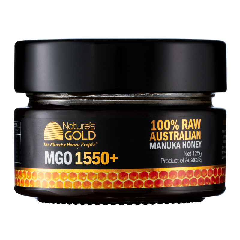 高級麥盧卡蜂蜜收藏MGO1550。澳大利亞麥盧卡蜂蜜的奶油奶油