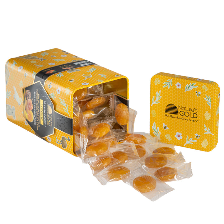TUMERIC LOZENGES - AUSTRALIANA METAL GIFT BOX 225 g