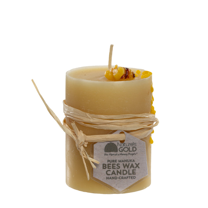 NATURAL Candles with Aust. Manuka Honey Beeswax - Gift pack and sold individually