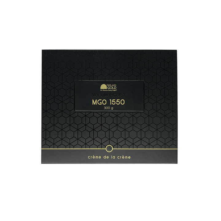 Nature's Gold premium creme de la creme box MGO1550 - closed lid