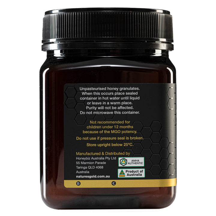 MGO 83 - 100 ٪ Raw Australian Manuka Honey -Take Daily لتعزيز المناعة.