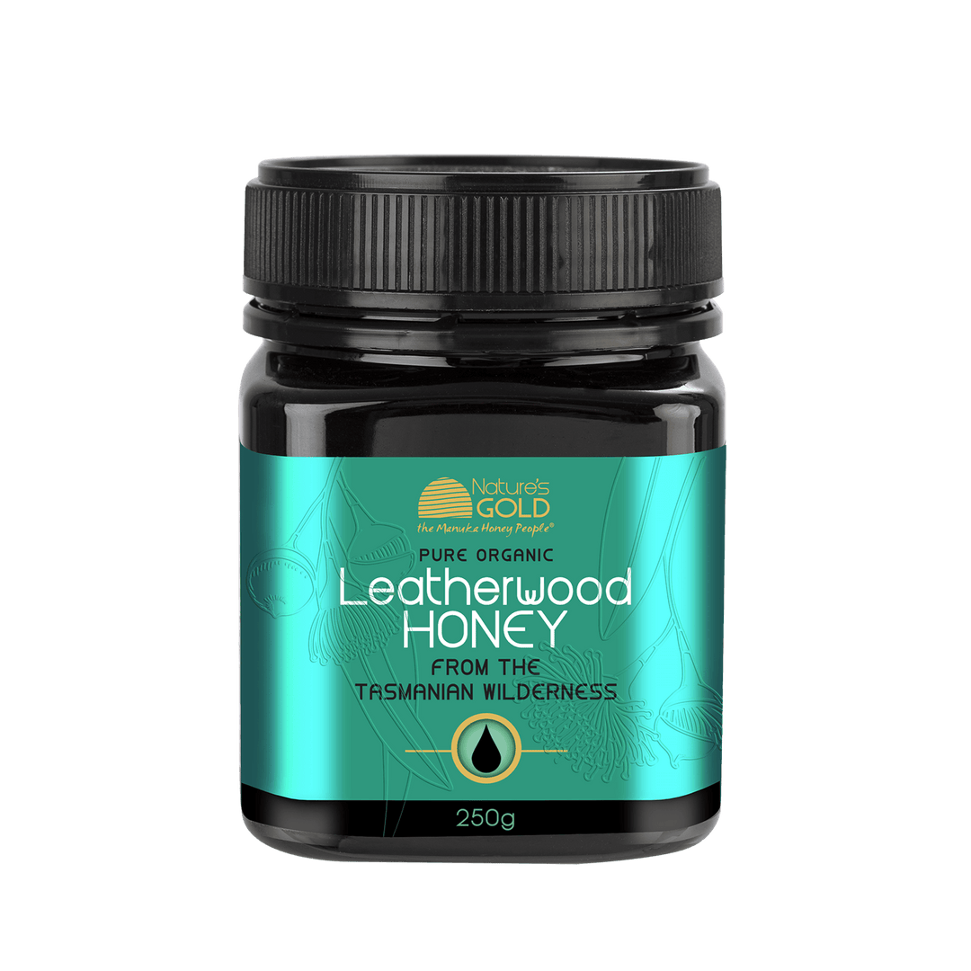 Leatherwood pure organic honey from the Tasmanian wilderness - 250g bottle