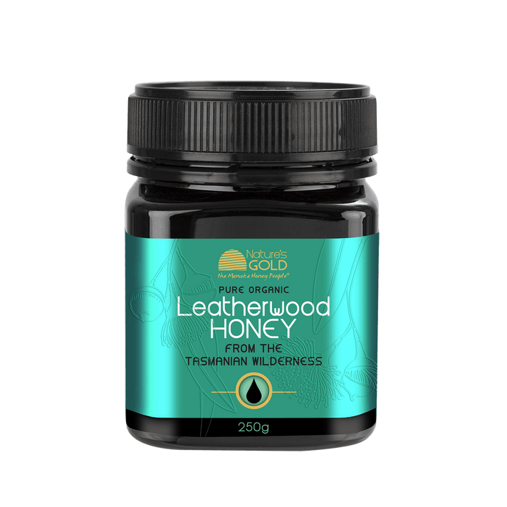 Leatherwood pure organic honey from the Tasmanian wilderness - 250g bottle