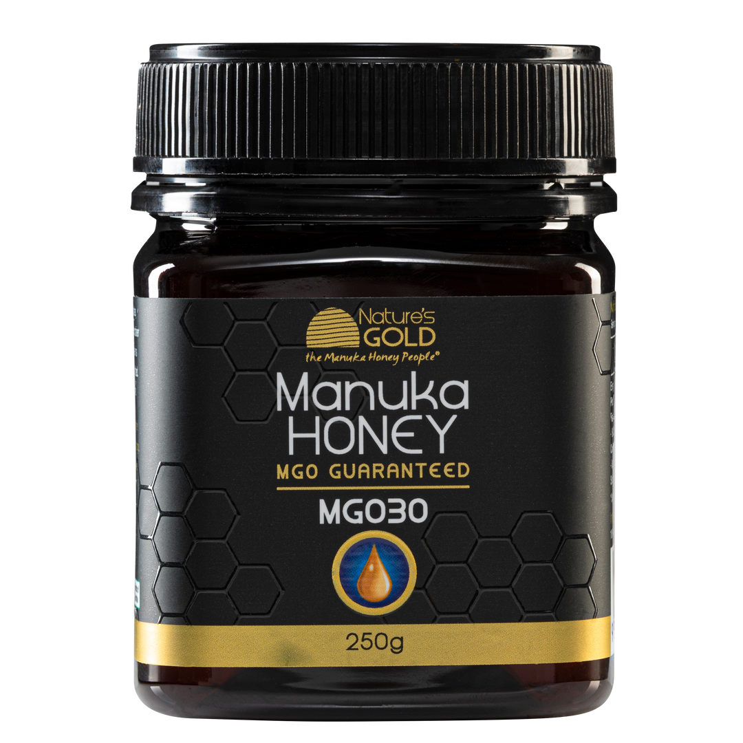 MgO 30 -100% miel de manuka australiana cruda: ideal para usar como edulcorante natural o miel de mesa.