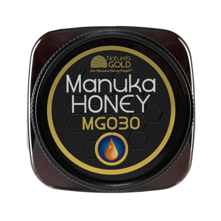 MGO 30-100% 생 호주 마누카 꿀 - 천연 감미료 또는 테이블 꿀로 사용하기에 이상적입니다.