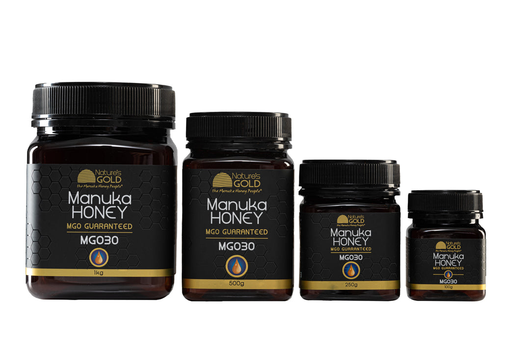 MGO 30 -100% Raw Australian Manuka Honey - เหมาะสำหรับใช้เป็นสารให้ความหวานธรรมชาติหรือน้ำผึ้งโต๊ะ