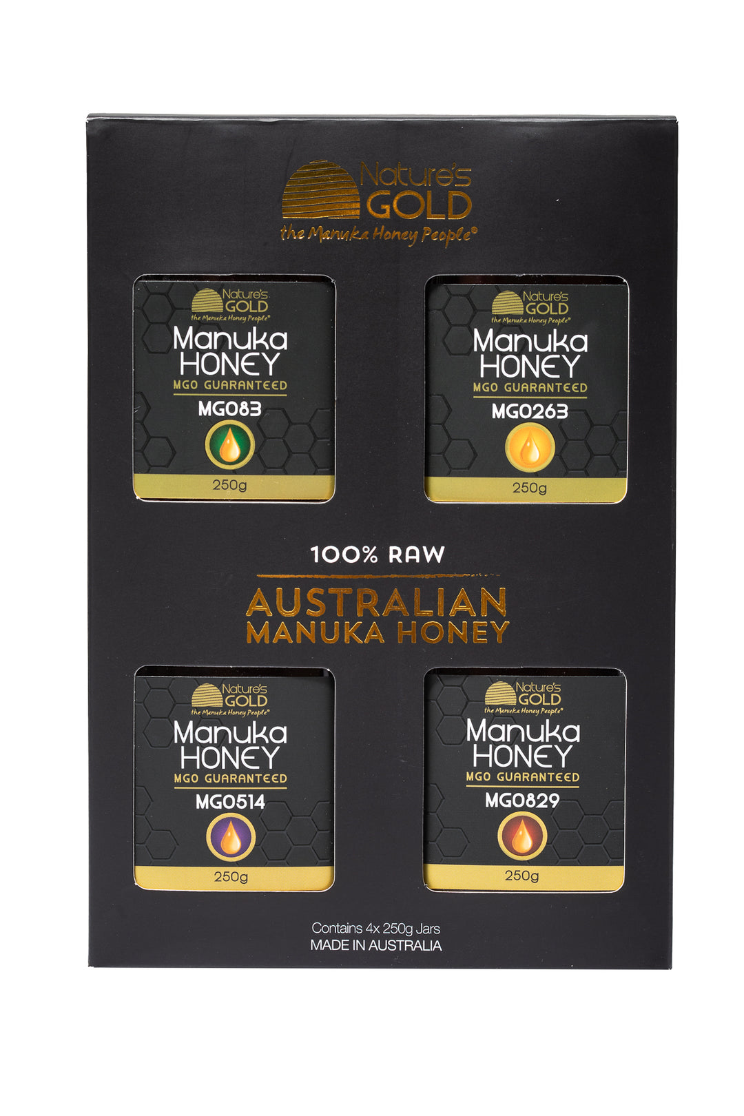Gift Pack - Australian Manuka Honey x MGO 83, 263, 514 and 829
