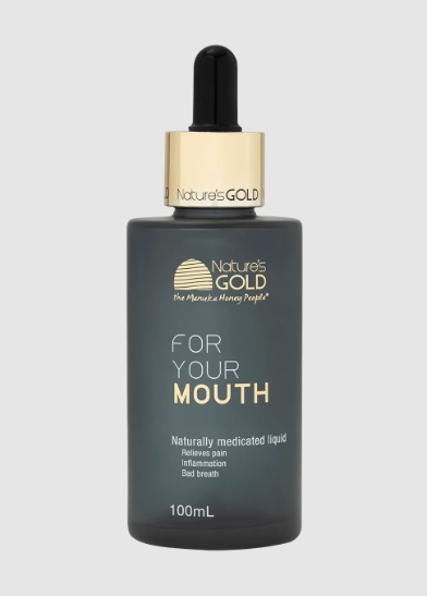 For Your Mouth naturally medicated liquid for oral and gum health - Nature's Gold