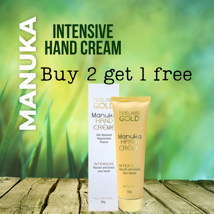 Manuka hand cream - intensive nourish and enrich 50g promotion - buy 2 get 1 free 
